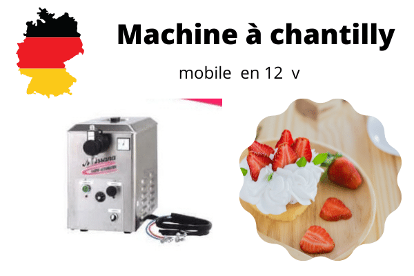 Machine à chantilly pour professionnels